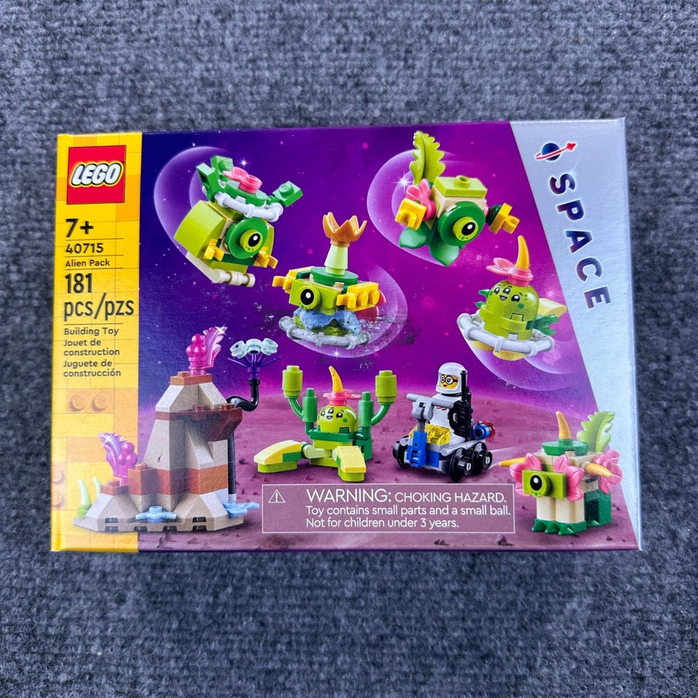 LEGO 40715 Space Alien Pack 181 Pcs 7+‎ Building Toy Retired 2024